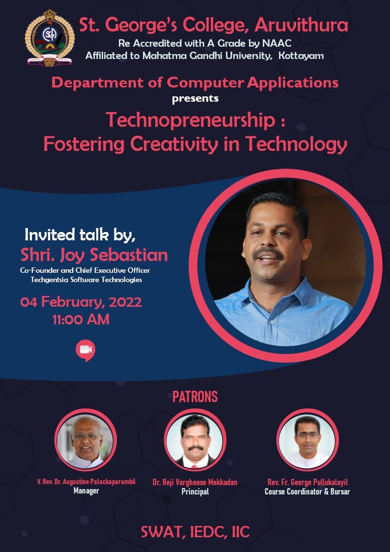 Talk on Technopreneurship: Fostering Creativity in Technology